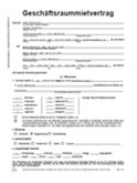 Gesch�ftsraum-Mietvertrag Vorschau